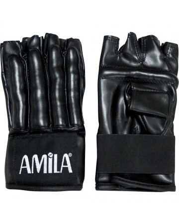 Γάντια προπόνησης για σάκο Amila δερμάτινα large 43693