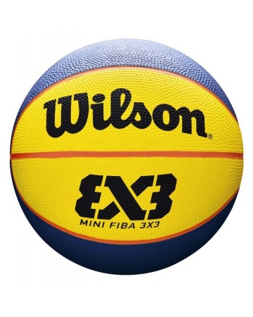 Παιδική μπάλα μπάσκετ προπαίδων Wilson FIBA 3X3 MINI RUBBER wtb1733xb