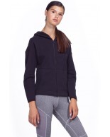 ΑΘΛΗΤΙΚΗ ΓΥΝΑΙΚΕΙΑ ΖΑΚΕΤΑ  BODYACTION WOMEN TRAINING TECH ZIP HOODIE  071926-01 BLACK