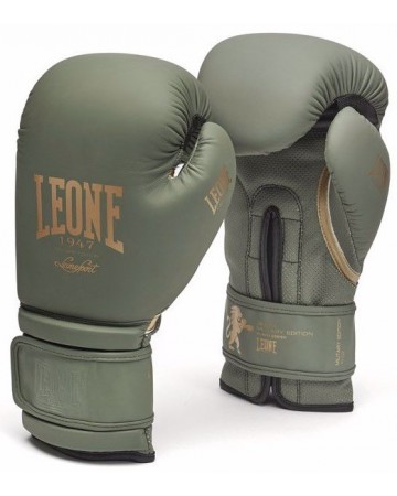 Γάντια προπόνησης Leone Military Edition Boxing Gloves GN059 Green
