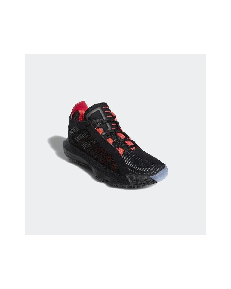 Παπούτσια μπασκετικά DAME 6 SHOES EH2791 CORE BLACK / TRACE GREY METALLIC / SHOCK RED