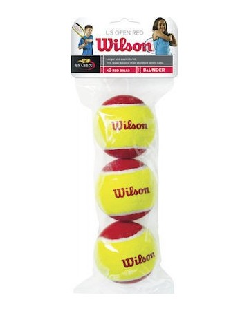 Wilson Παιδικά Μπαλάκια Τένις Starter Red 3τμχ WRT137001