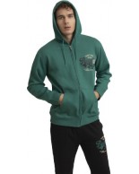 Ζακέτα Russell Athletic TRADE MARK USA - ZIP THROUGH HOODY A0-027-2-283 Πράσινο