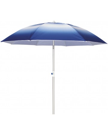 Ομπρέλα Παραλίας 2m 8 Ακτίνες Ombre μπλε/λευκό Escape 12049