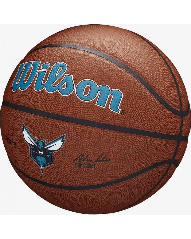 ΜΠΑΛΑ ΜΠΑΣΚΕΤ WILSON NBA TEAM COMPOSITE BSKT CHAR HORNETS