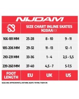 Nijdam Roller Skates Ρυθμιζόμενα "Geo Metricker" N21AA01