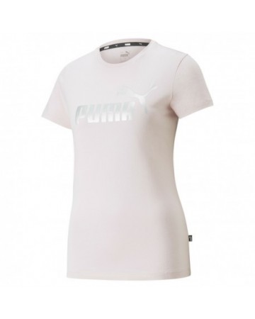 Γυναικείο T-shirt Puma ESS+ Metallic Logo Tee 848303 82