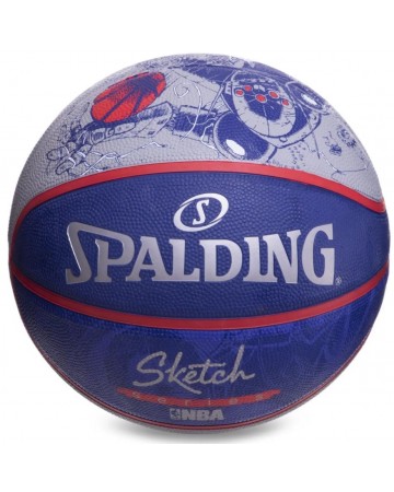 Μπάλα Μπάσκετ Spalding NBA Sketch Size 7 83 677Z