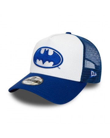 Παιδικό καπέλο New Era Batman Kids White A-Frame Trucker Trucker Cap - 12040468