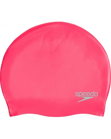 Σκουφάκι Κολύμβησης Ενηλίκων από Σιλικόνη Speedo Plain Moulded Silicone Cap 70984-C865 (Ρόζ)