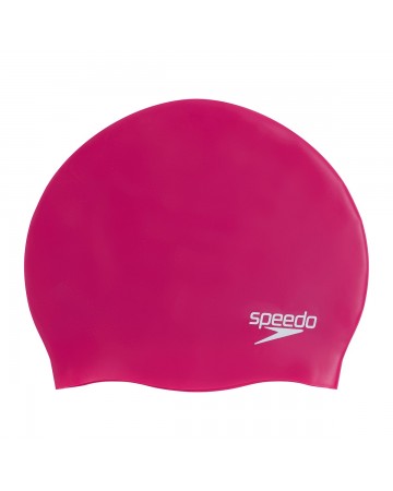 Σκουφάκι Κολύμβησης Ενηλίκων από Σιλικόνη Speedo Plain Moulded Silicone Cap 70984-B495 (Ρόζ)