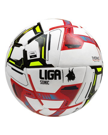 Μπάλα Ποδοσφαίρου Ligasport Soccer Sonic Tekno (Red/Cyan/Navy) (Size 5)