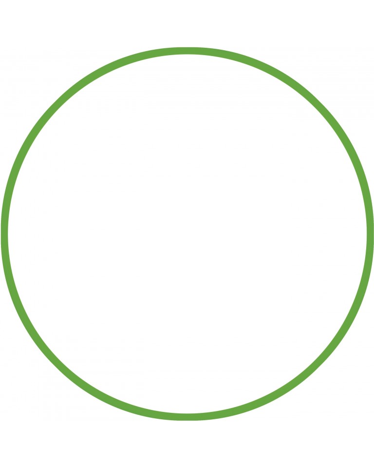 Χούλα-Χουπ amila Πράσινο  60cm - Φ18mm - 155gr (48170)