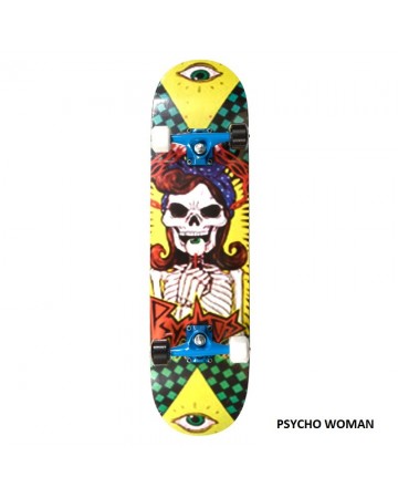 Skateboard Τροχοσανίδα στενή Νο 3 Αθλοπαιδια 4001 Psycho Woman