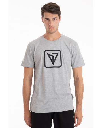 Ανδρικό T-Shirt Magnetic North Men's Hds Logo T-Shirt (Gray Melange) 22002