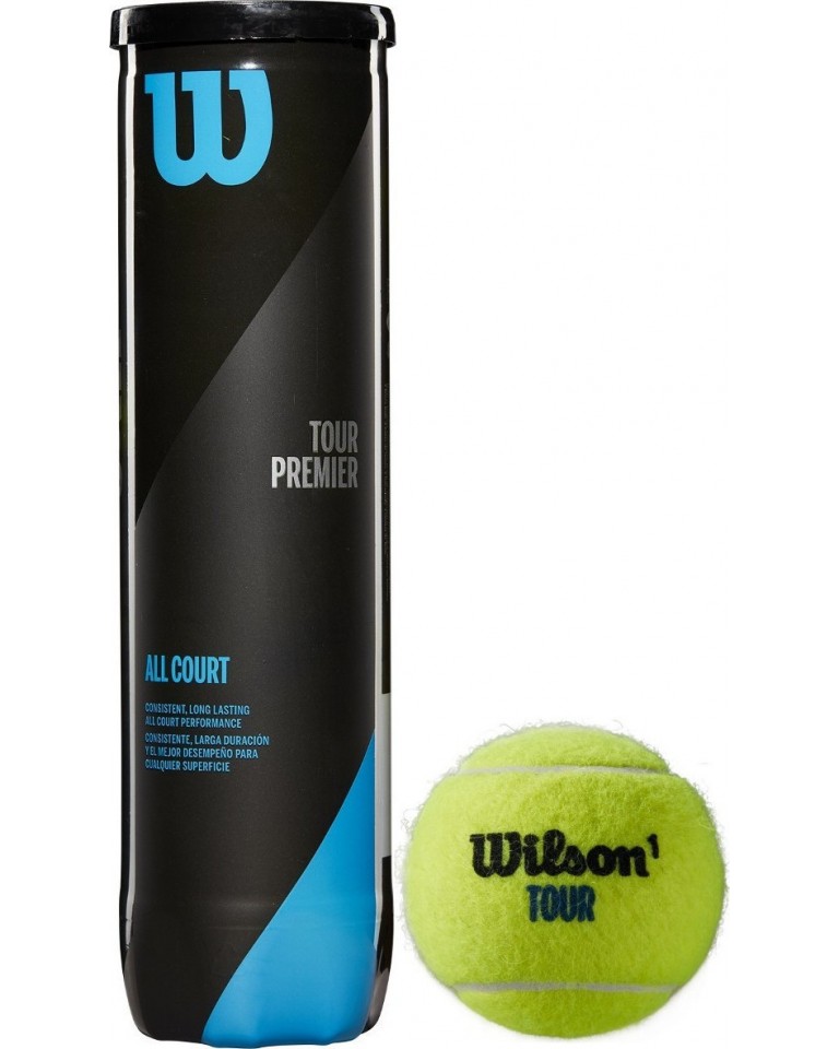 Wilson Tour Premier All Court Μπαλάκια Τένις για Τουρνουά 4τμχ WRT119400