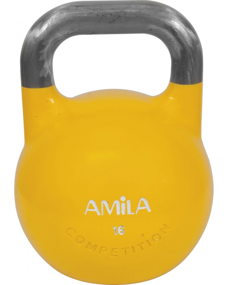 Αλτήρας Kettlebell amila Aγωνιστικό 16kg Κίτρινο 84583