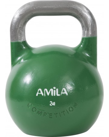 Αλτήρας Kettlebell amila Aγωνιστικό 24kg Πράσινο (84585)