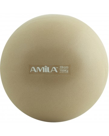 Μπάλα Γυμναστικής Amila Pilates Ball 19cm Χρυσή Bulk 95804