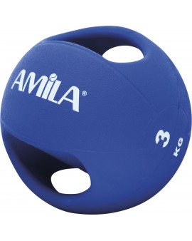 Dual Handle Medicine Ball 3Kg Amila 84676