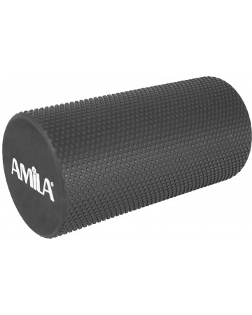 Foam Roller AMILA Φ15x30cm Μαύρο 96824