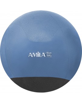 Μπάλα Γυμναστικής Amila Gymball 65cm Μπλε με Βάρος στην Βάση 48445