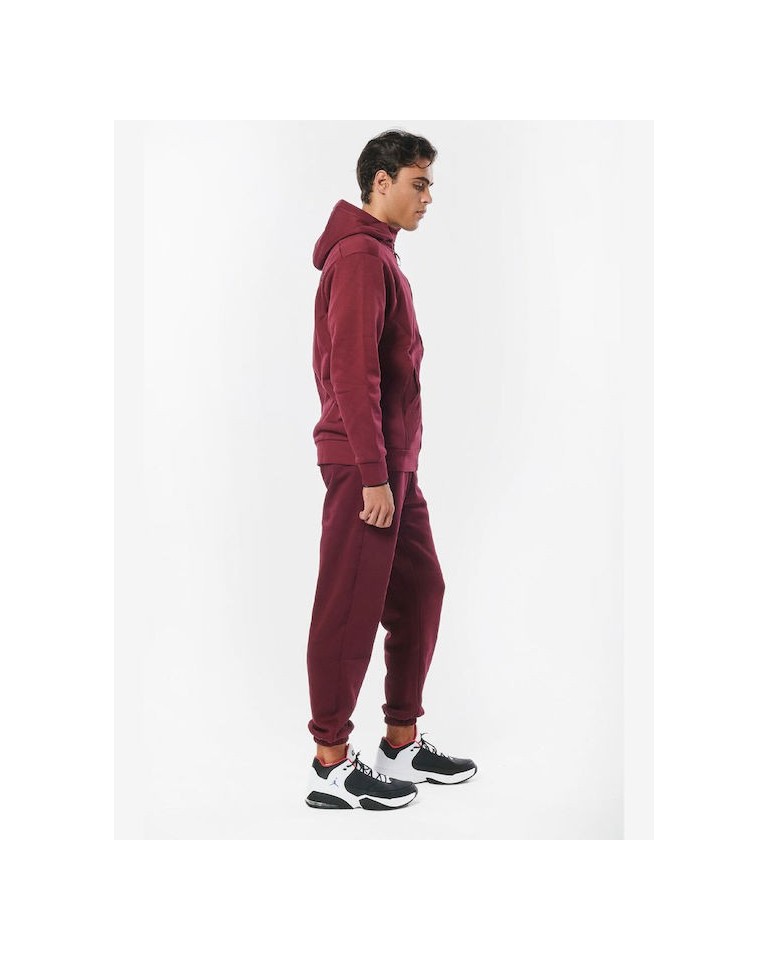 Ανδρικό Παντελόνι Φόρμας Body Action Men Sportswear Fleece Pants 023243-13BD.Purple