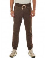 Ανδρικό Παντελόνι Φόρμας Body Action Men Sport Fleece Joggers 023234-6B Dark Brown