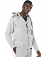 Ανδρική Ζακέτα με Κουκούλα Body Action Men Full Zip Function Hoodie 073220-03A  L.Grey