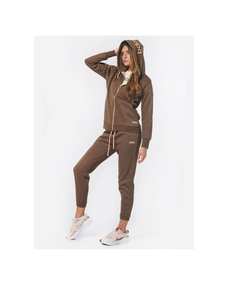 Γυναικείο Παντελόνι Φόρμας Body Action Women Training Sweat Pants 021235 01 Dark Brown