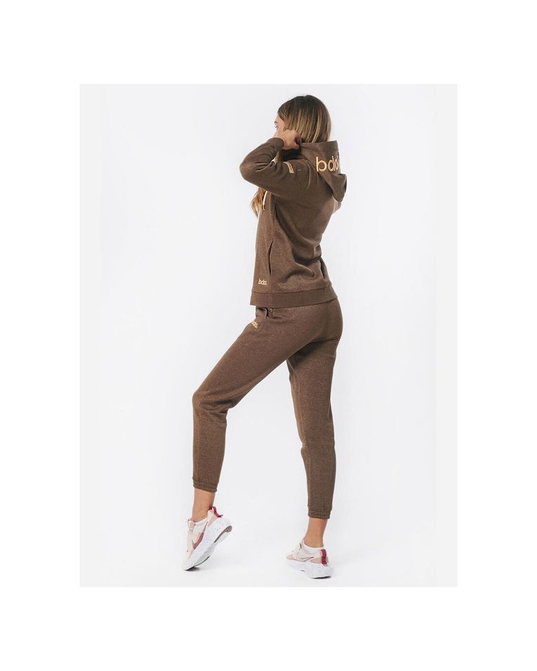 Γυναικείο Παντελόνι Φόρμας Body Action Women Training Sweat Pants 021235 01 Dark Brown