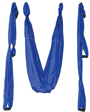 Κούνια Yoga (Yoga Swing Trapeze), Αντιβαρυτική Μπλε Amila 81708