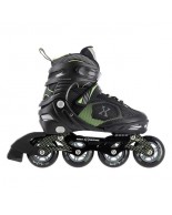 Αυξομειούμενα Πατίνια Roller NA 9080 Μαύρο/Πράσινο IN-LINE SKATES NILS EXTREME