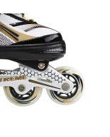 Αυξομειούμενα Πατίνια Roller NA 9080 Μαύρο/Πράσινο IN-LINE SKATES NILS EXTREME