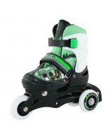 Αυξομειούμενα Roller NJ9128 2 ΣΕ 1 Πράσινο IN-LINE SKATES/HOCKEY ICE SKATES