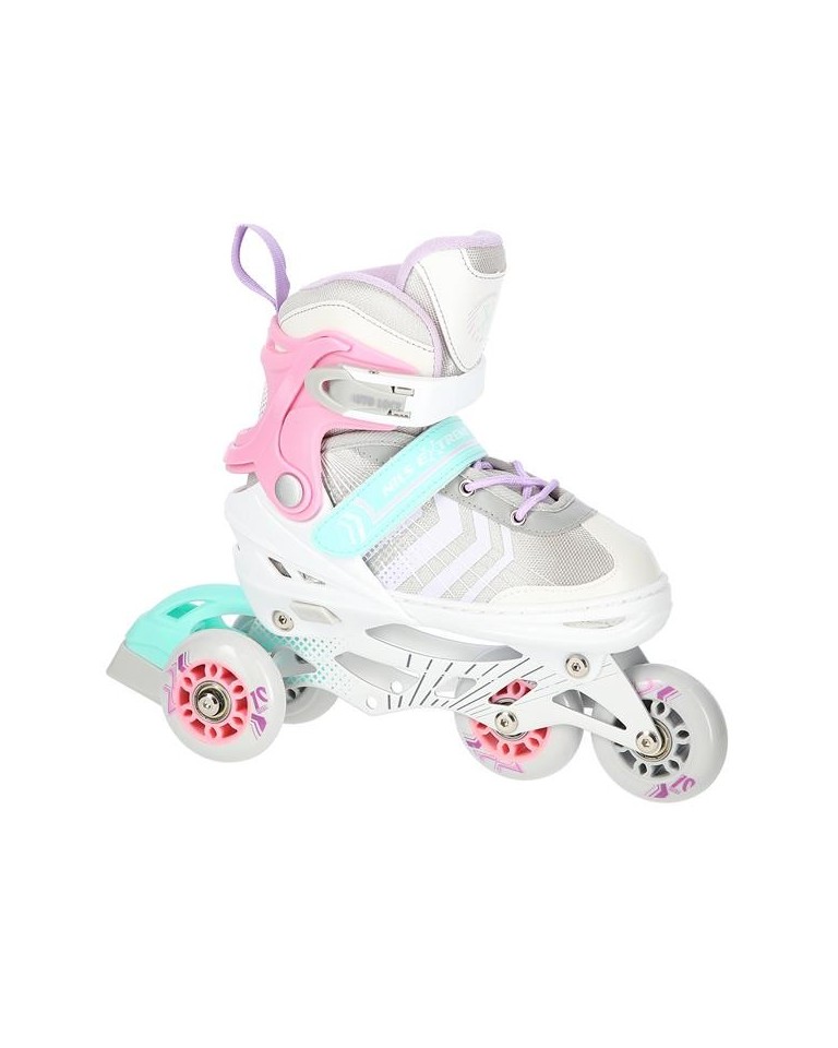 Αυξομειούμενα Roller NH18192 A 4σε1 Ροζ  IN-LINE SKATES/HOCKEY ICE SKATES