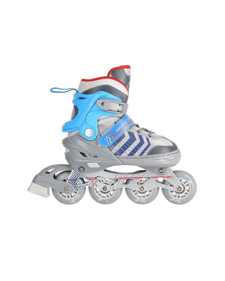 Αυξομειούμενα Roller NH18192 A 4σε1 Γκρι/Μπλε IN-LINE SKATES/HOCKEY ICE SKATES