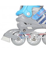 Αυξομειούμενα Roller NH18192 A 4σε1 Γκρι/Μπλε IN-LINE SKATES/HOCKEY ICE SKATES