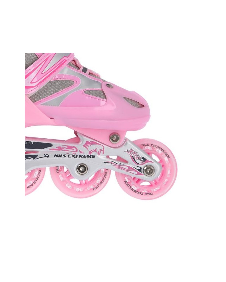 Αυξομειούμενα Roller NH18366 2 ΣΕ 1 Ροζ  IN-LINE SKATES/HOCKEY ICE SKATES