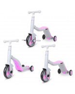 G&C SCOOTER FUN HD 868 3 σε 1 Πολυμορφικό Γκρι/Ροζ