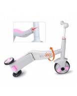 G&C SCOOTER FUN HD 868 3 σε 1 Πολυμορφικό Γκρι/Ροζ