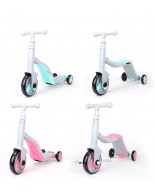 G&C SCOOTER FUN HD 868 3 σε 1 Πολυμορφικό Γκρι/Ροζ