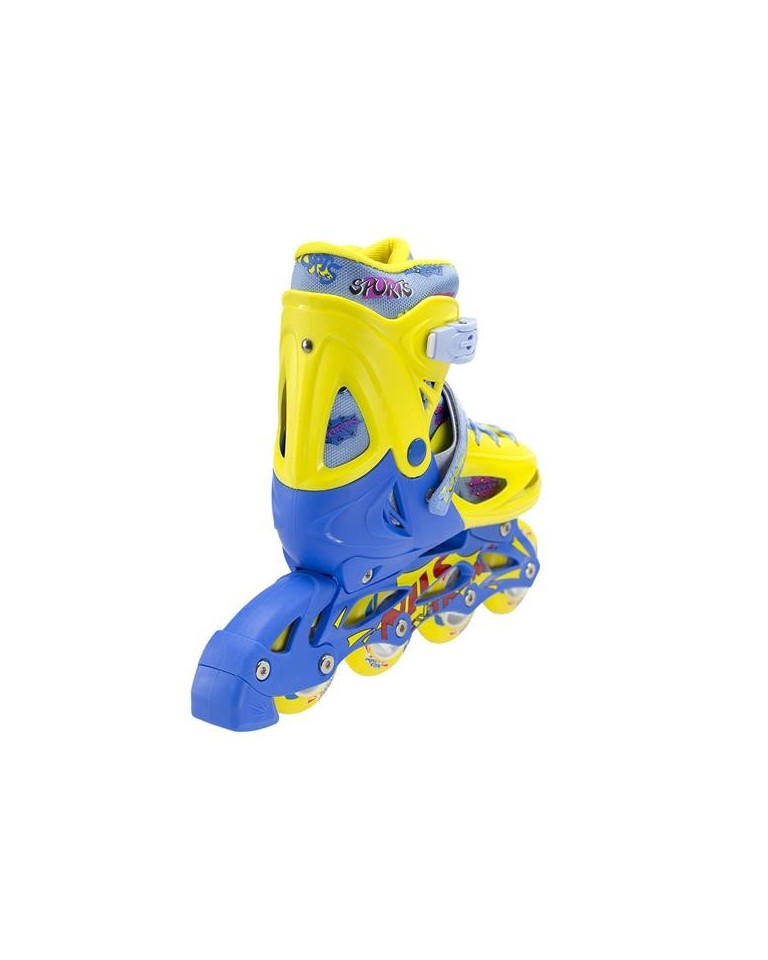 Αυξ. Πατίνια Roller NH 1105 ΣΕΤ 3 ΣΕ 1 INLINE SKATES NILS EXTREME ΚΙΤΡΙΝΟ/ΜΠΛΕ