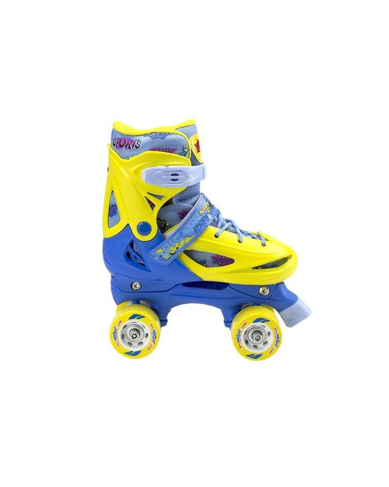 Αυξ. Πατίνια Roller NH 1105 ΣΕΤ 3 ΣΕ 1 INLINE SKATES NILS EXTREME ΚΙΤΡΙΝΟ/ΜΠΛΕ