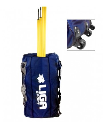 Equipment Bag Pro (84cmx36cmx36cm) Σάκος Μεταφοράς Εξοπλισμου Με Ρόδες (Μπλέ) Ligasport