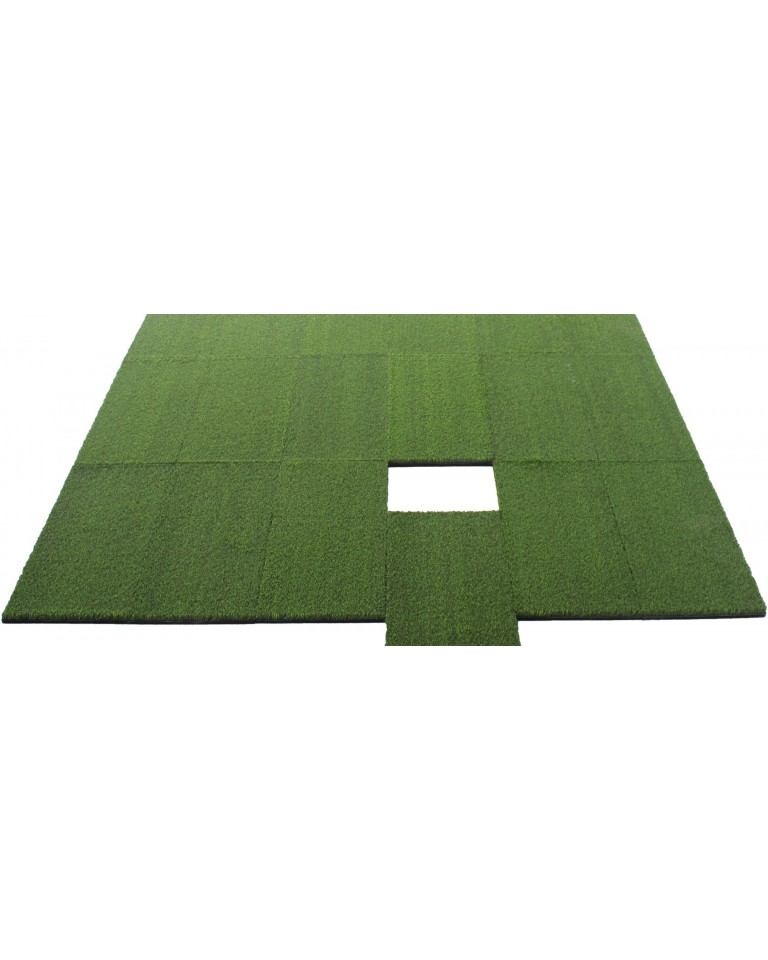 Λαστιχένιο Πάτωμα BeGREEN Active Πλακάκι 98x98cm 20mm Πράσινο Beka Rubber  94475