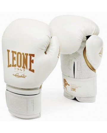 Γάντια προπόνησης Leone WHITE BOXING GLOVES GN059