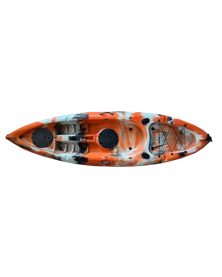 Kayak Fortis Junkle Orange L270xW80xD30cm Μονοθέσιο
