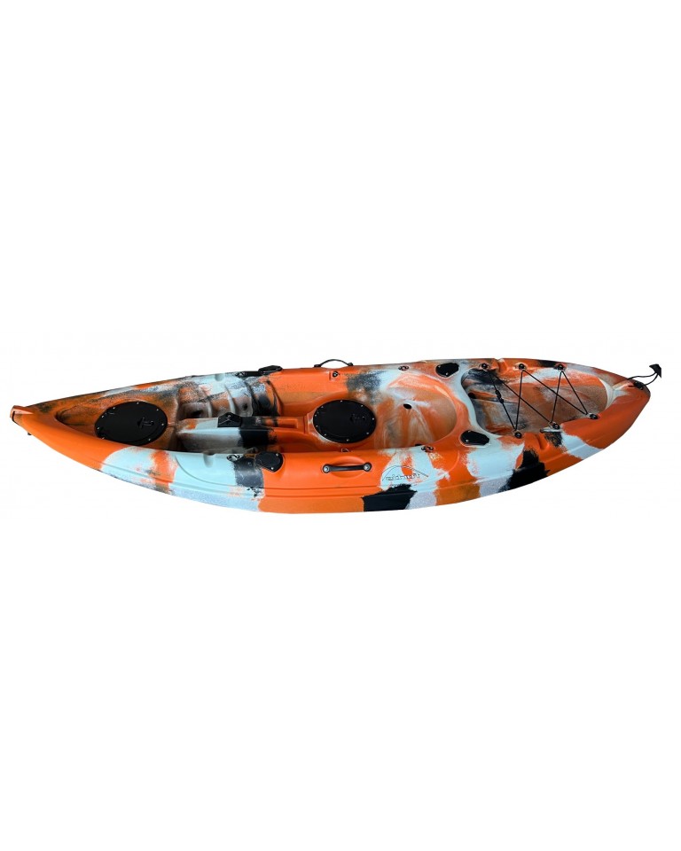 Kayak Fortis Junkle Orange L270xW80xD30cm Μονοθέσιο