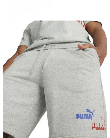 Ανδρικό Σόρτς Puma Ess+ Logo Power Shorts 10'' TR 675171-04